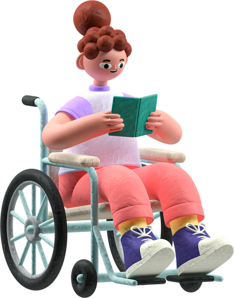 3D Teacher And Student Grade School Girl PWD
